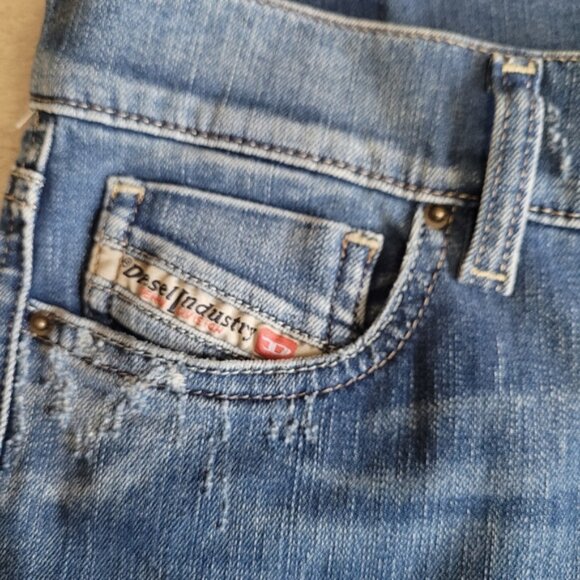 Diesel Bootzee Regular Slim Bootcut jeans wash 0602L size 24 - Picture 10 of 16